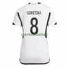 Maillot de Supporter Allemagne Leon Goretzka 8 Domicile Coupe du Monde 2022 Pour Femme